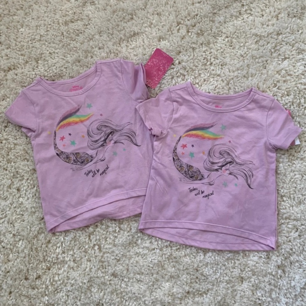 Twins Ariel/Little Mermaid Shirts